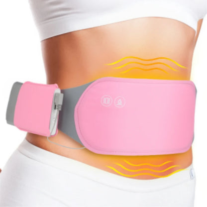 Heating Pad for Menstrual Cramps USB Powerbank Waist Massage Uterus Warm Belt 6 Vibration 3 Constant Temperature Abdomen Warmer